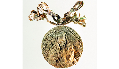 Polnischsprachige Marienmedaille.  