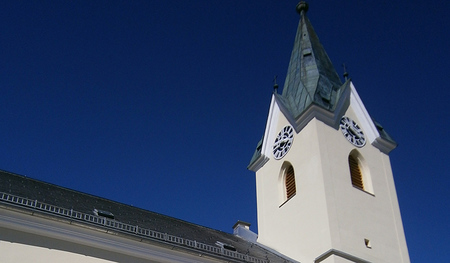 Die Pfarrkirche in Weitersfelden