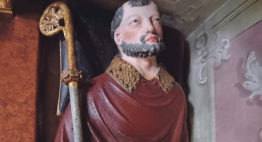Grabmal des hl. Abtes Berthold, Ende 13. Jh., Garsten, ehem. Stiftskirche. 