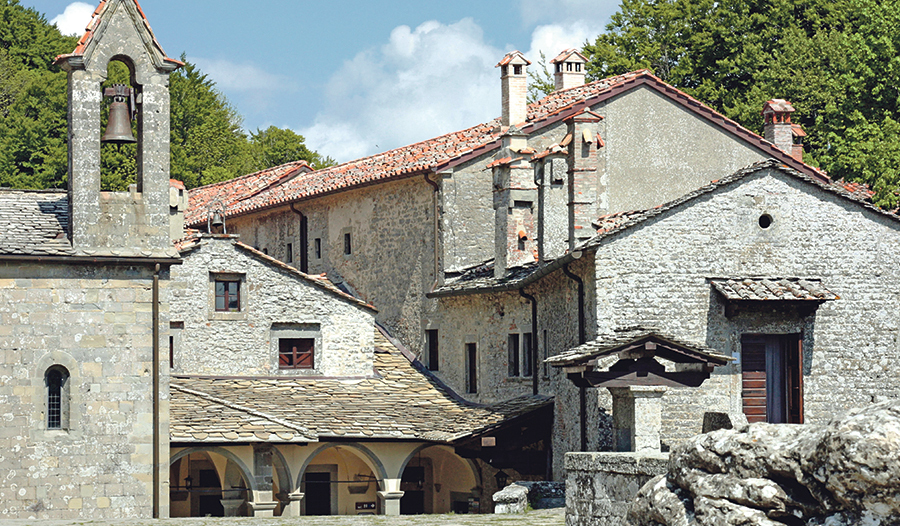 Das heutige Kloster La Verna. 
