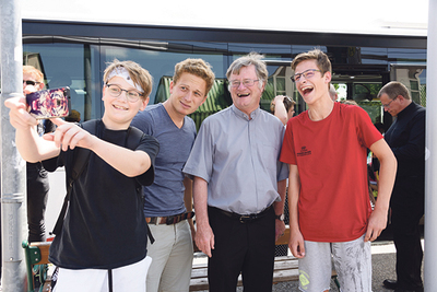 Begegnung bei der Visitation im Dekanat Freistadt.