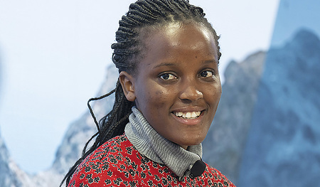Vanessa Nakate setzt sich für Klimaschutz in Afrika ein.  