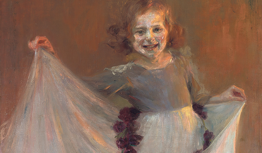 E-Breithut-Munk, Kindertanz, 1905. / Belvedere Vienna, hier: Ausschnitt E-Breithut-Munk, Kindertanz, 1905.