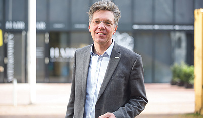 Michael Fröschl, Vizepräsident der lebenshilfe OÖ und Arbeitgeber im Rahmen der Integrativen Beschäftigung. 
