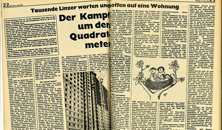 „Der Kampf um den Quadratmeter“ titelte die Kirchenzeitung vor 50 Jahren.   