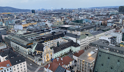 Blick auf Linz