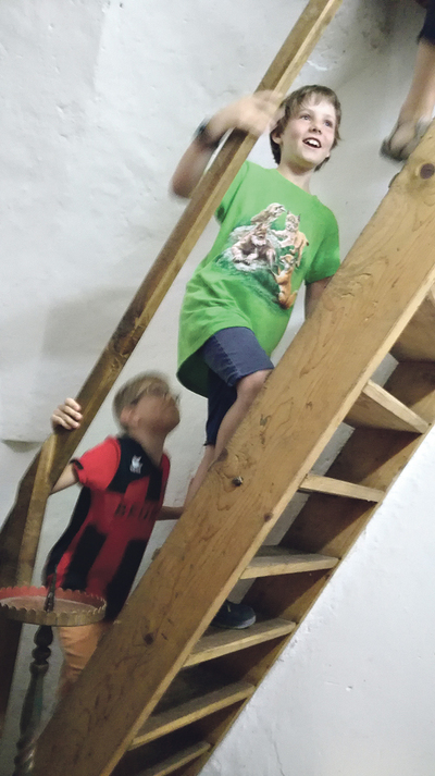 Aufstieg zum Glockenturm