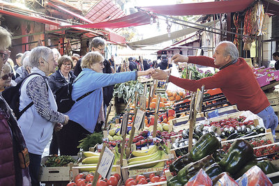 Leben in Sizilien. Ein Besuch am Markt gehört dazu 