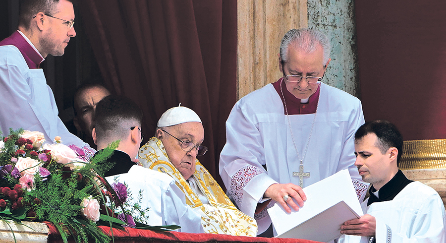 Am Sonntag spendete Papst Franziskus noch den Ostersegen „Urbi et orbi“.  
