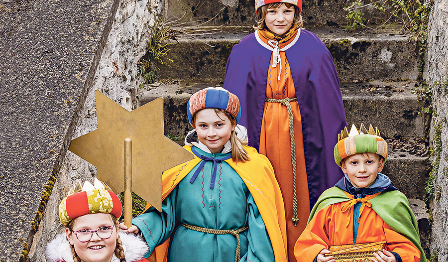 Bis 6. Jänner unterwegs für die gute Sache:  die Sternsinger:innen. 
