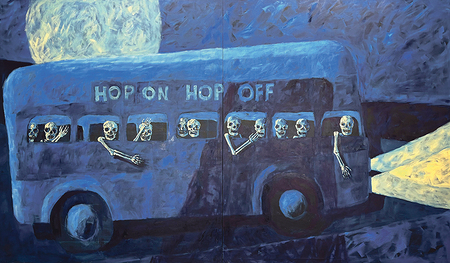 „Hop on – Hop off“-Bus.  