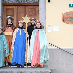 Sternsinger/innen der Pfarre Grünbach