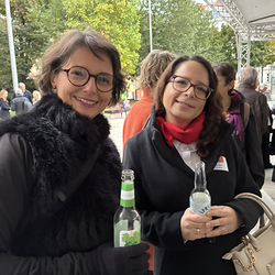 Monika Slouk von der Kooperation mit Lisa-Maria Hammerl