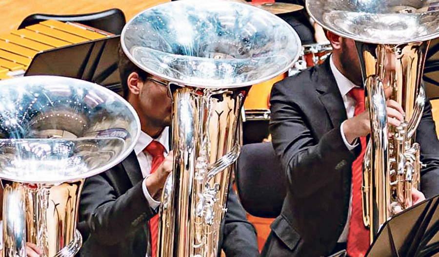 Die Brass Band OÖ ist als einzige Band Österreichs in der höchsten Kategorie qualifiziert.  