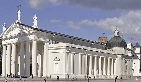 Am Samstag besucht der Papst die St.-Stanislaus-Kathedrale in Vilnius (Litauen).   