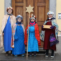 Sternsinger/innen der Pfarre Grünbach