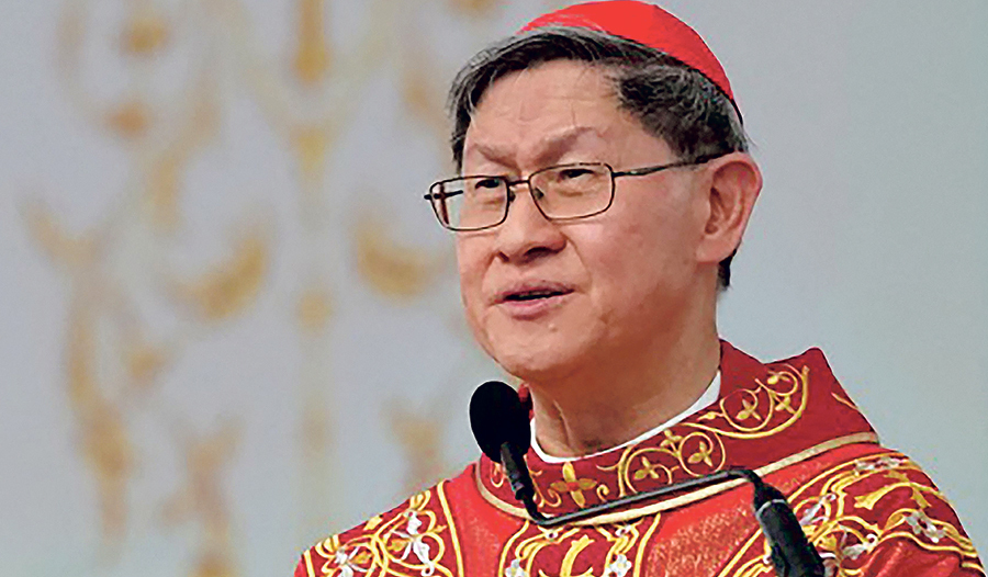 Luis Antonio Tagle steht dem Kardinalskollegium vor. 