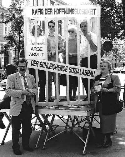 Manfred Strutzenberger wurde 1995 für sein soziales Engagement ausgezeichnet.