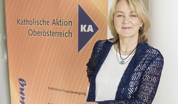Maria Hasibeder, Präsidentin der Katholischen Aktion Oberösterreichs.  