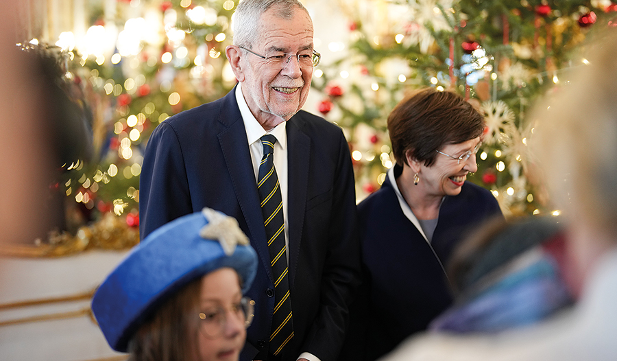 70 Jahre Sternsinger, Besuch beim Bundespräsidenten.   