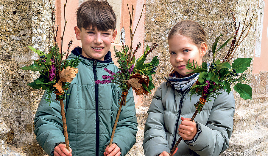 Palmsonntag ist ein Tag des Willkommens und der Freude. 