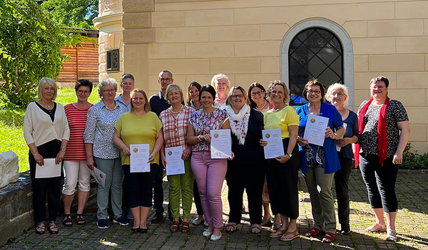 Mit der Zertifikatsverleihung ist wieder ein Ausbildungsdurchgang abgeschlossen.