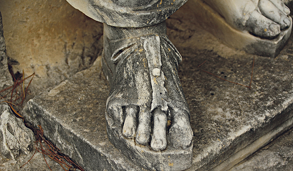 Standhaftigkeit erfordert vor allem standhafte Füße. 