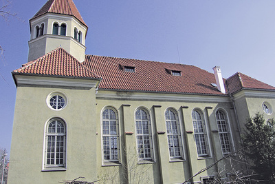 Die Synagoge in Ceský Krumlov/Krumau wird heute für Kulturveranstaltungen genutzt.