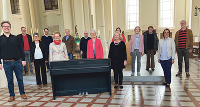 Der Fanny-Hensel-Chor darf nun im Kirchenraum der Pfarre Linz-Hl. Familie proben.