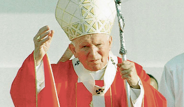 Umstritten: Johannes Paul II. bei seinem dritten und letzten Österreich-Besuch 1998.
