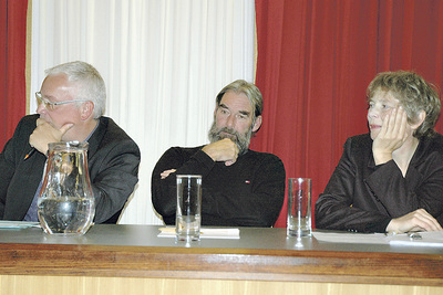 Wolfgang Quatember und Lucia Göbesberger (von rechts)