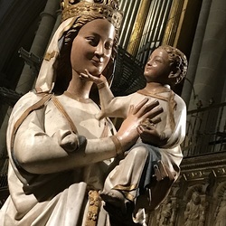 26. Oktober: gotische Madonna in der Kathedrale von Toledo