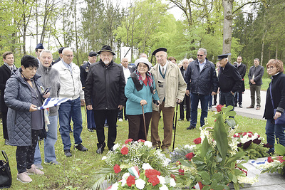 Gunskirchen: Zeitzeuge Daniel Chanoch und Schauspieler Miguel Herz-Kestranek sprachen über die Bedeutung des Erinnerns.   