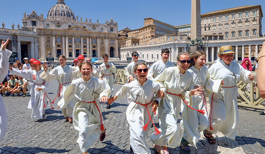 Große Begeisterung bei der Miniwallfahrt 2024. 