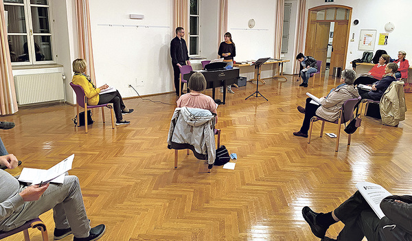 Workshop für Chorleiter/innen. Mit Sicherheitsabstand und vielen Ideen vom Kirchenmusikreferat.