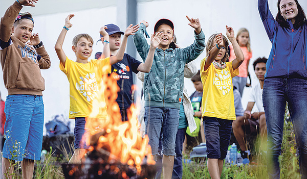 Eine bunte Woche für die Jungscharkinder.