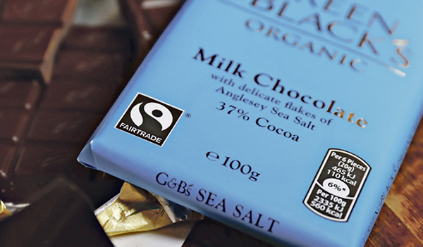 Schokolade und Süßigkeiten machten 2018 42 Prozent des Umsatzes von Fairtrade-Produkten aus.  