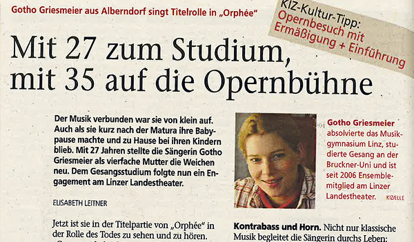 Die KirchenZeitung widmete Gotho Griesmeier einen großen Beitrag. 