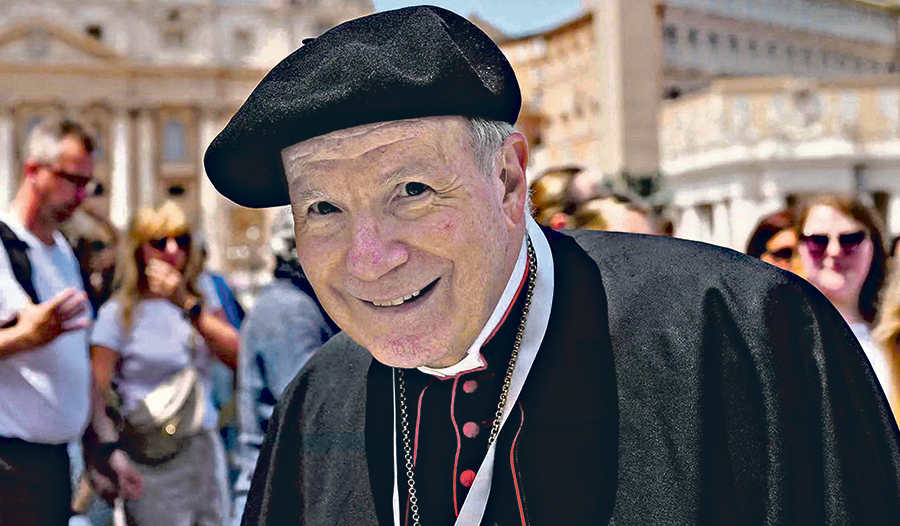 Kardinal Schönborn weiß  Humor zu schätzen. 