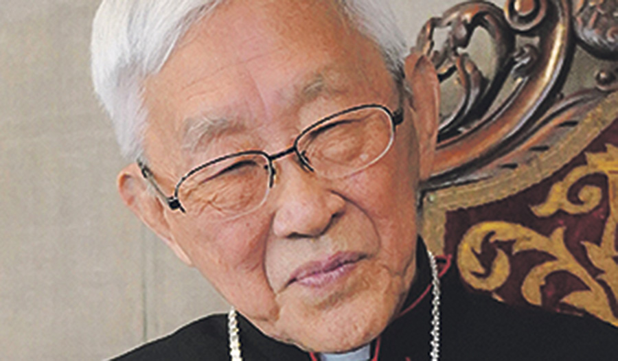 Kardinal Joseph Zen.   