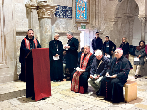 Gebet um die Einheit der Christen im Abendmahlssaal