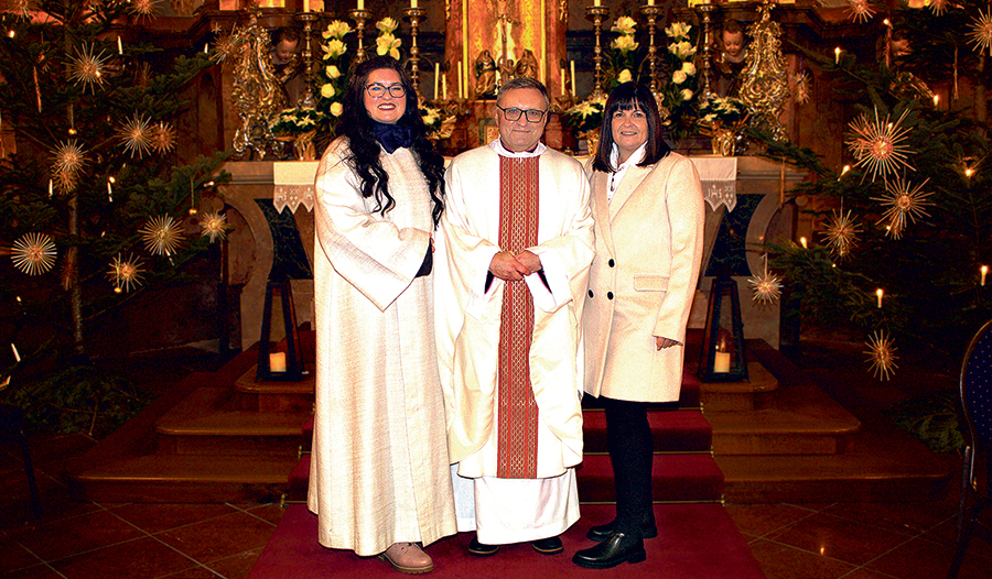 V. l.: Angelika Fuchs, Marek Michalowski und Evelyn Hauser-Sporn.