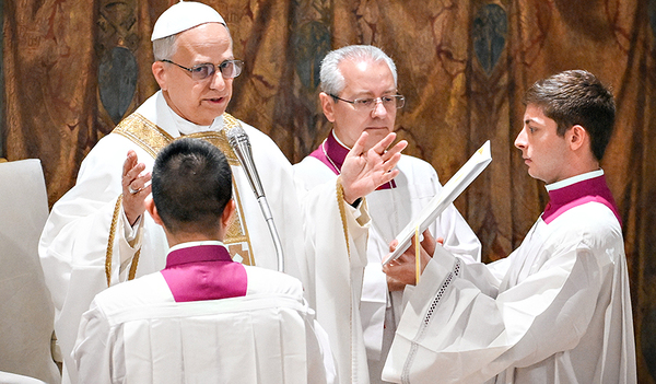 Gottesdienst in der Sixtina. 