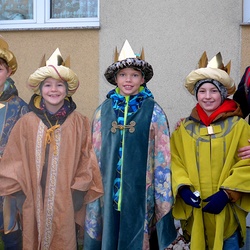 Sternsinger/innen der Pfarre Frankenmarkt