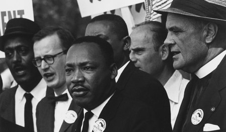 Martin Luther King 1963 am Civil Rights March in Washington, D.C.