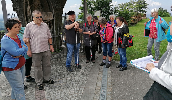 Die Gruppe des Blindenpastorals pilgerte ins Mostviertel.   