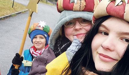 Sternsinger/innen aus  Grünbach