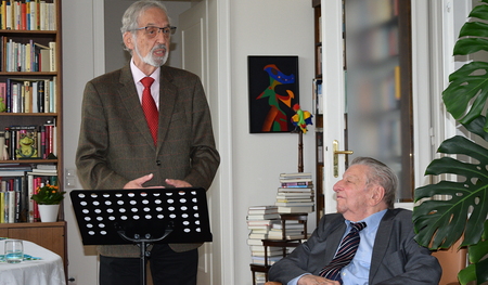 Heinz Nußbaumer mit Hugo Portisch