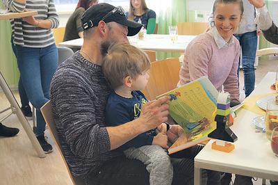 Berührende Begegnung.   