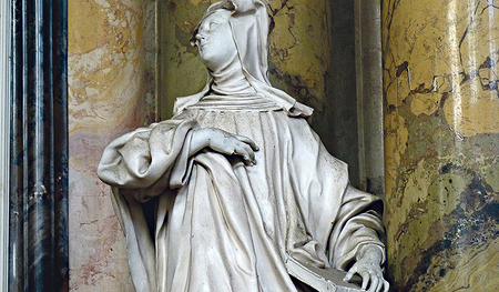 Amor-Deus: Gott-Liebe als zentraler Name Gottes bei Gertrud von Helfta.   Stiftskirche ­Engelszell. WikiCommons, Wolfgang Sauber,  CC BY-SA 4.0 